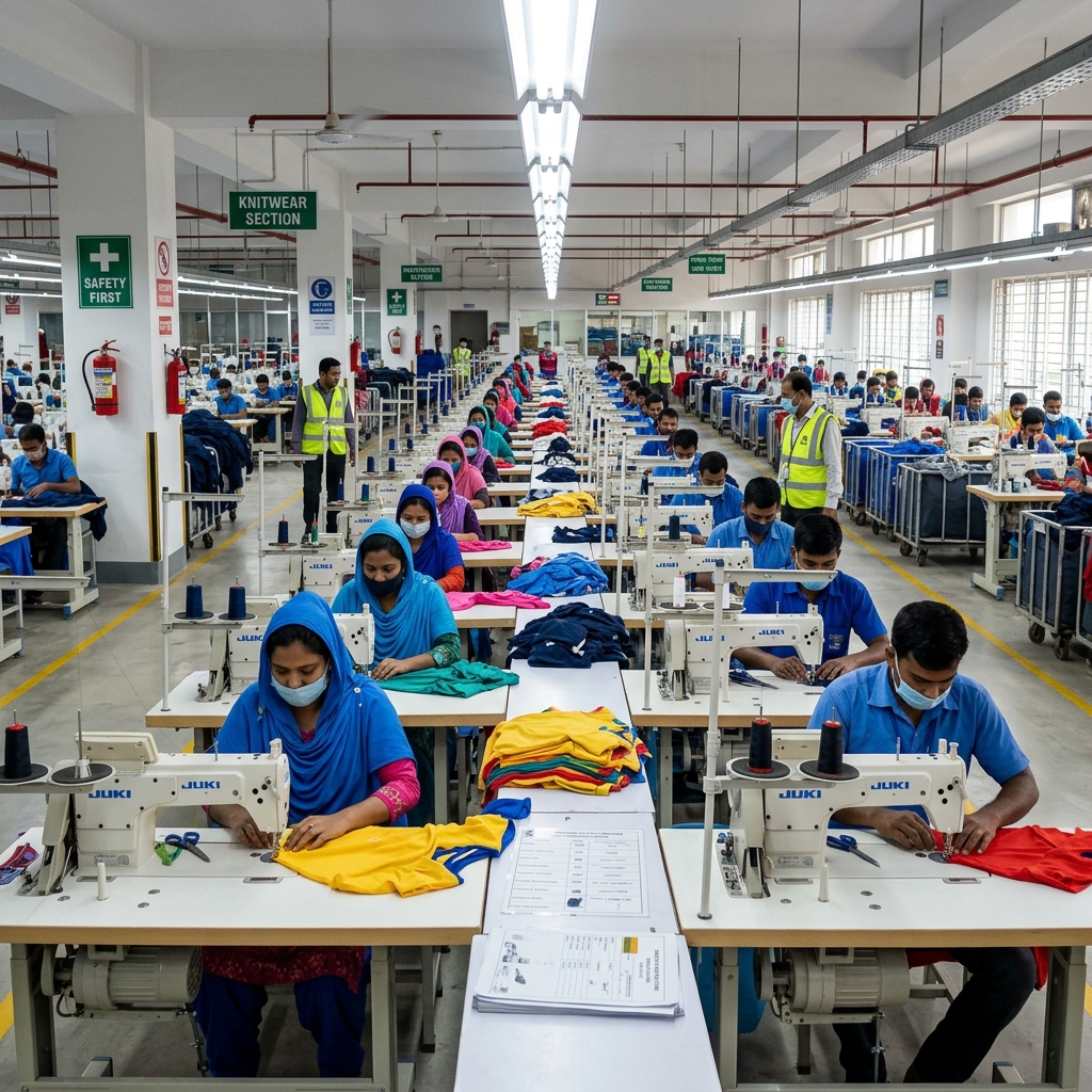 Garment Stitching Line