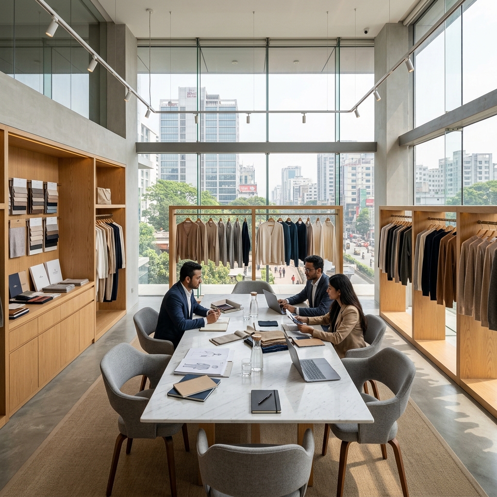 Alviras Fashion Executive Showroom and Sourcing Lounge in Dhaka