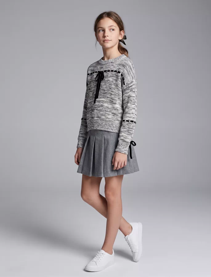 Girls Crewneck Sweater